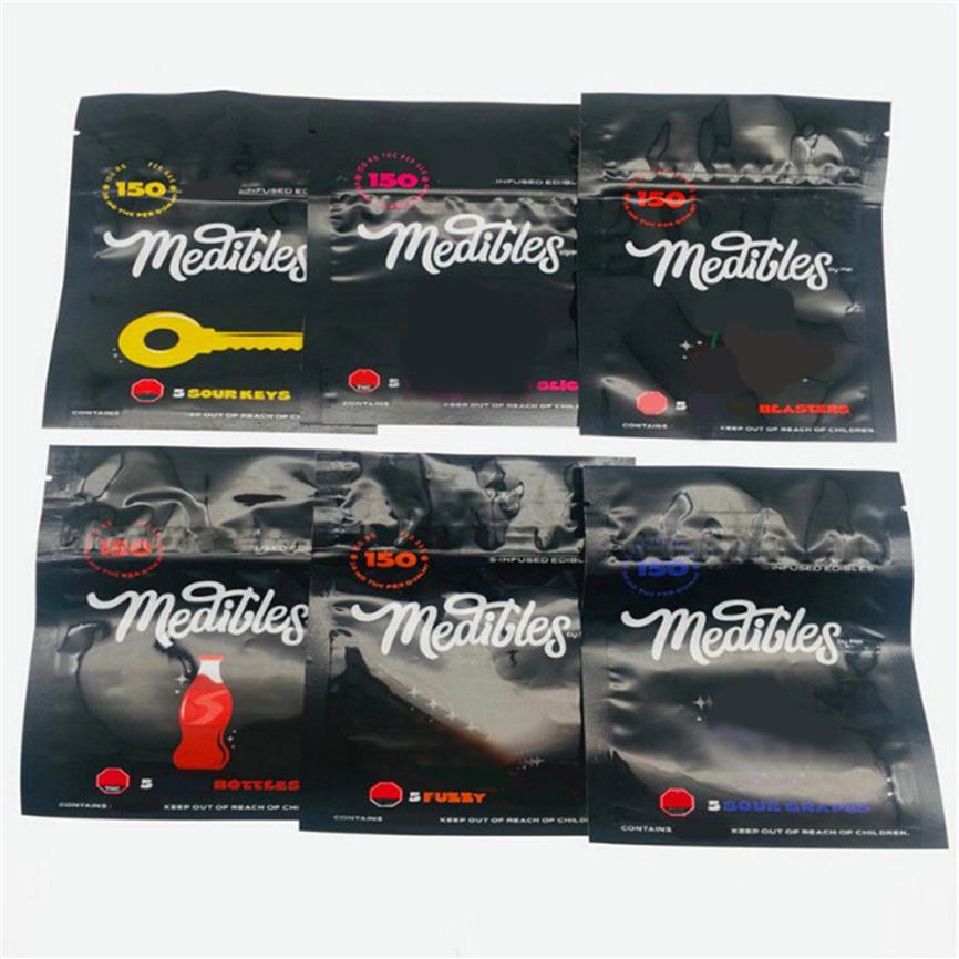 Empty Black Medibles Mylar Packaging Bag 150mg Gummy Bags Child Resistant Zipper Smell Proof Resealable Pouch276Q
Empty Black Medibles Mylar Packaging Bag 150mg Gummy Bags Child Resistant Zipper Smell Proof Resealable Pouch276Q