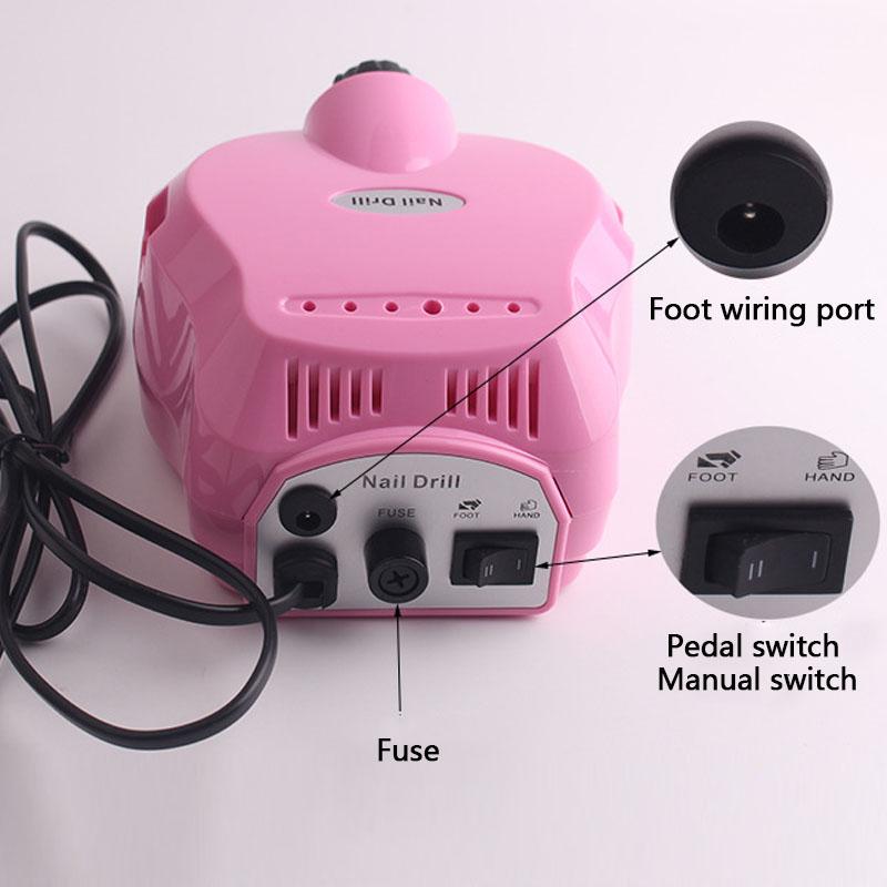 Nail Drill & Accessories Professional Electric Machine Pedicure Pen Rechargeable Polish Grinding Manicure Remover