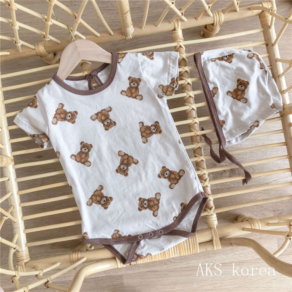 Baby pack fart clothes summer thin baby cotton short sleeve ha one-piece go out give hat, White
Baby pack fart clothes summer thin baby cotton short sleeve ha one-piece go out give hat, White