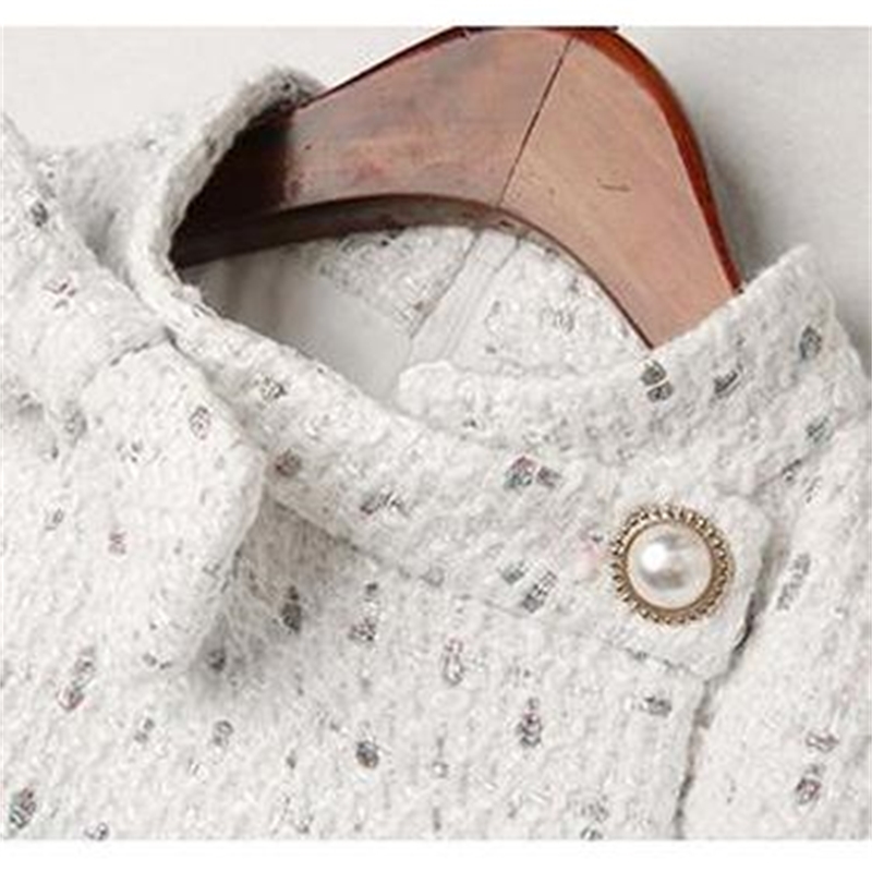 Arrival Winter Runway Long Sleeve Tweed Dress Autumn Chic Women Elegant Slim Vintage Casual Woolen Dresses Vestidos 210515