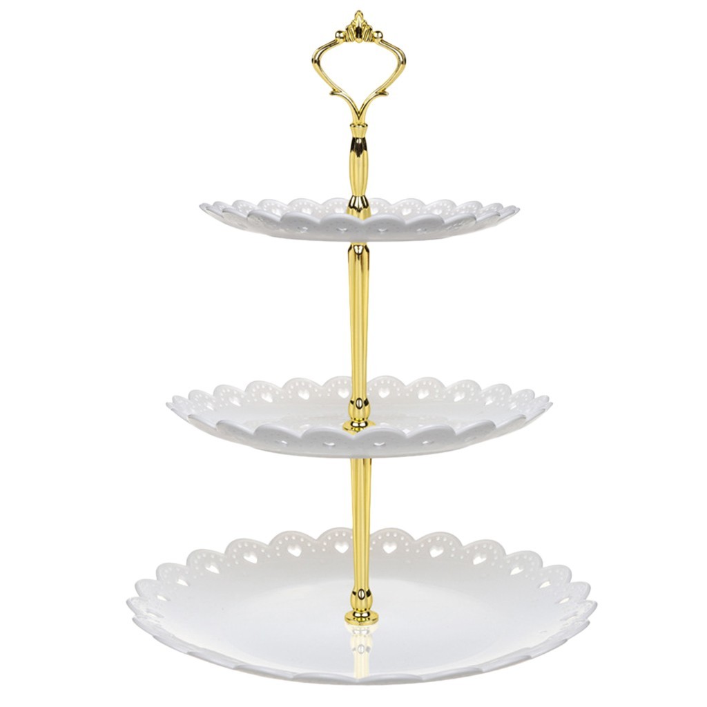 3-tier cupcake cake dessert wedding event display tower assembly new plastic cake opbergrek