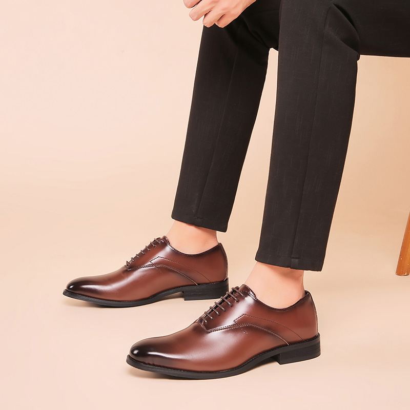 2022 Men Dress Shoes Genuine Leather Men Shoes Handmade Lace Up Gentleman Formal Wedding Shoes for Male, Black
2022 Men Dress Shoes Genuine Leather Men Shoes Handmade Lace Up Gentleman Formal Wedding Shoes for Male, Black