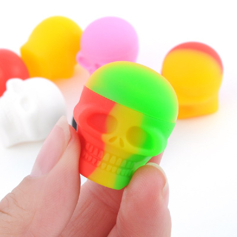 3ml Skeleton Silicone container Jars tools food grade storage For Atomizer Vaporizer E Cigarette Oil Box Reusable от DHgate WW