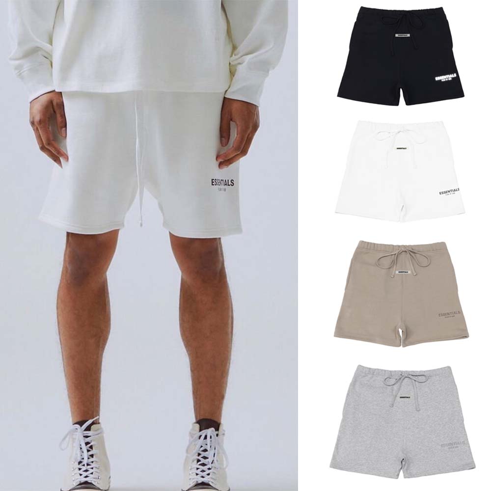 FEAR OF GOD ESSENTIALS Reflective Logo Shorts FOG Men Tide Casual Lightweight Street Loose Hip Hop Pants Summer Streetwear, Black
FEAR OF GOD ESSENTIALS Reflective Logo Shorts FOG Men Tide Casual Lightweight Street Loose Hip Hop Pants Summer Streetwear, Black