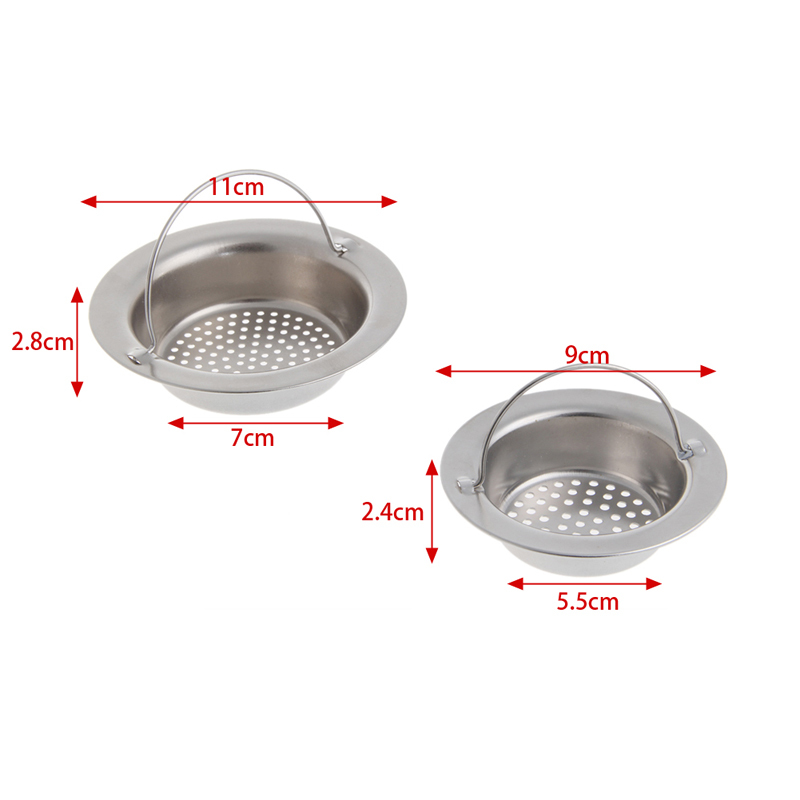 Soap Waste Plug Drain Stopper Filter Man Rvs 9 Cm