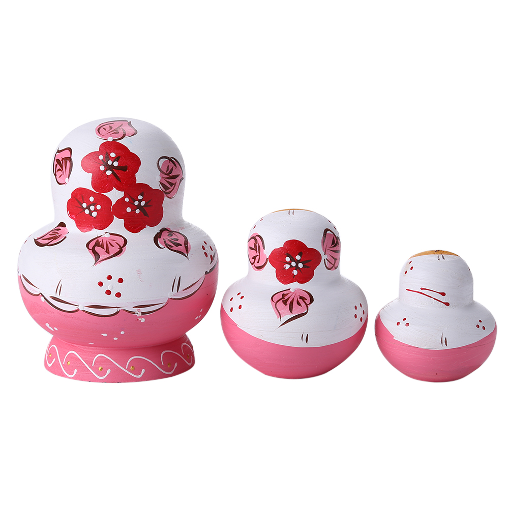 10layer Matryoshka Nesting Doll Wooden Russian classicMini 10layer Butterfly Girl Dolls Pure Handicrafts Home Decoration327W