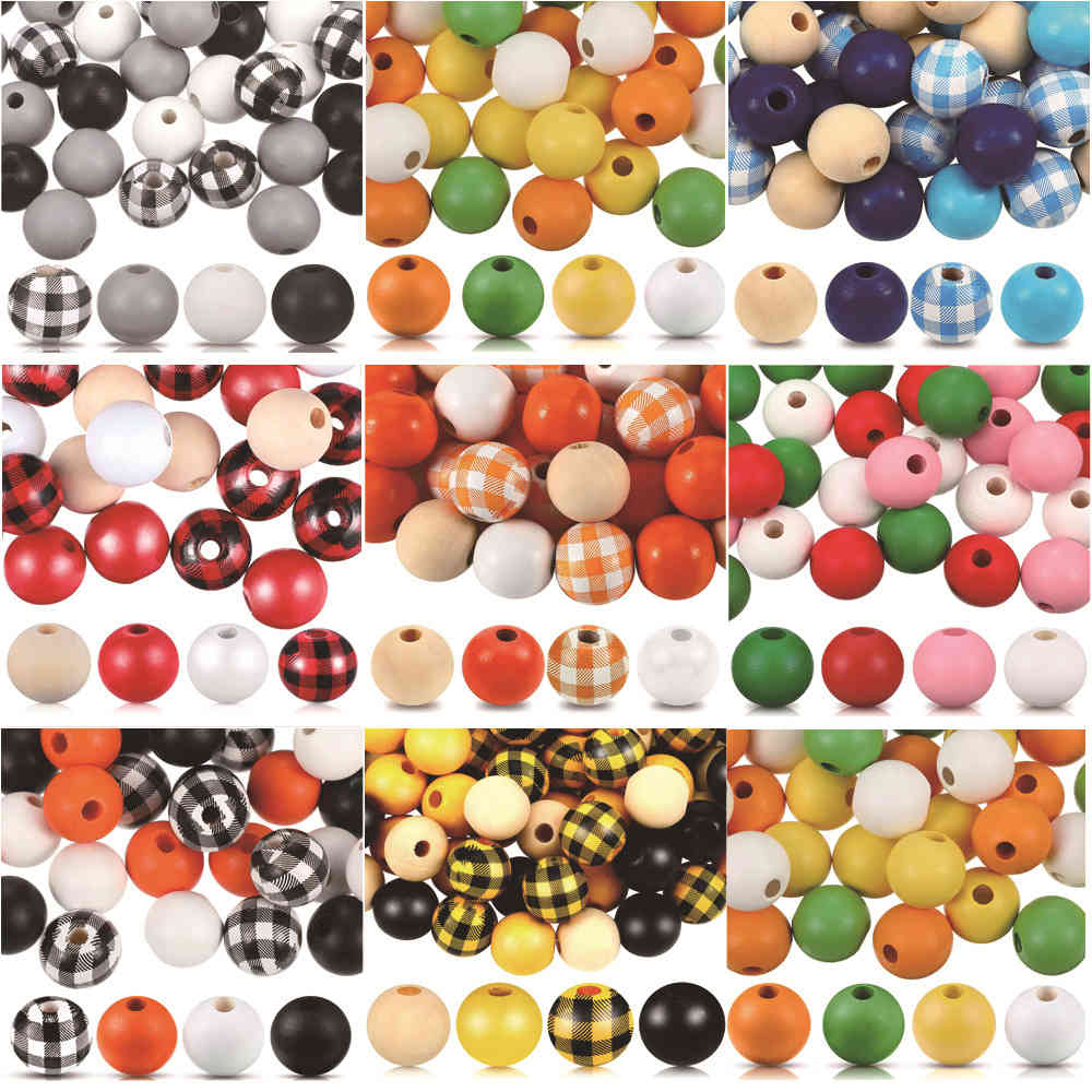 16mm Plaid Wooden Beads Solid Color Bulk Round Straight Home Decoration Pendant Diy Bracelet Accessories, Black
16mm Plaid Wooden Beads Solid Color Bulk Round Straight Home Decoration Pendant Diy Bracelet Accessories, Black