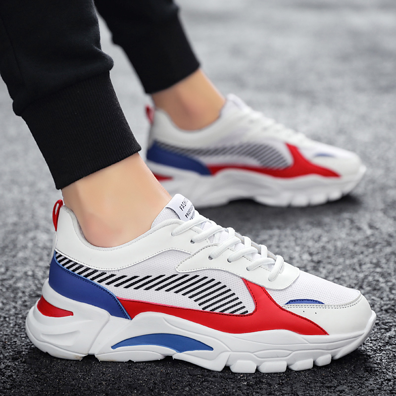 Men Casual Shoes High Quality Sneakers Mens Gym Shoes Light Breathable Mesh Running Shoes Fashion Height Increasing, Blue
Men Casual Shoes High Quality Sneakers Mens Gym Shoes Light Breathable Mesh Running Shoes Fashion Height Increasing, Blue
