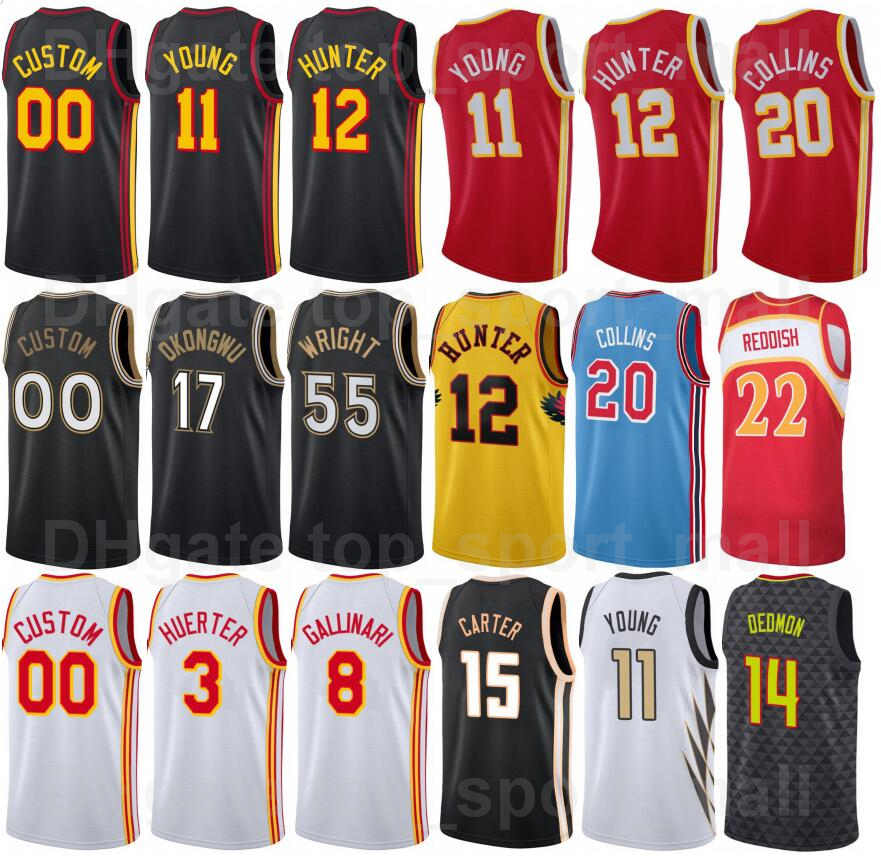 Basketball Screen Printed 75th Anniversary Kevin Huerter Jersey 3 Cam Reddish 22 DeAndre Hunter 12 John Collins 20 Danilo Gallinari 8 Trae Young 11 Jalen Johnson 1, 75th red
Basketball Screen Printed 75th Anniversary Kevin Huerter Jersey 3 Cam Reddish 22 DeAndre Hunter 12 John Collins 20 Danilo Gallinari 8 Trae Young 11 Jalen Johnson 1, 75th red