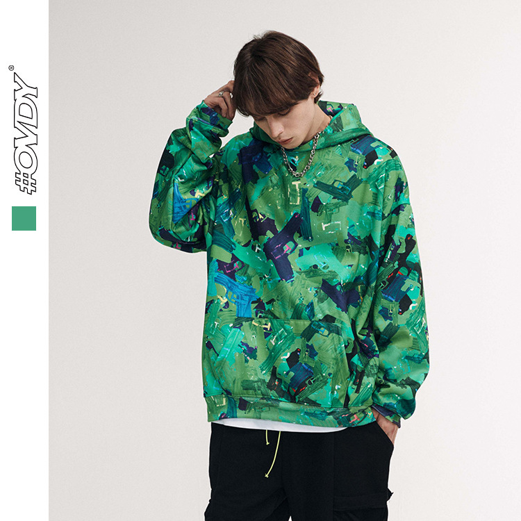 wxwovdy men's 2021 autumn winter new personalized street pistol printed plush loose hooded sweater, Black
wxwovdy men's 2021 autumn winter new personalized street pistol printed plush loose hooded sweater, Black