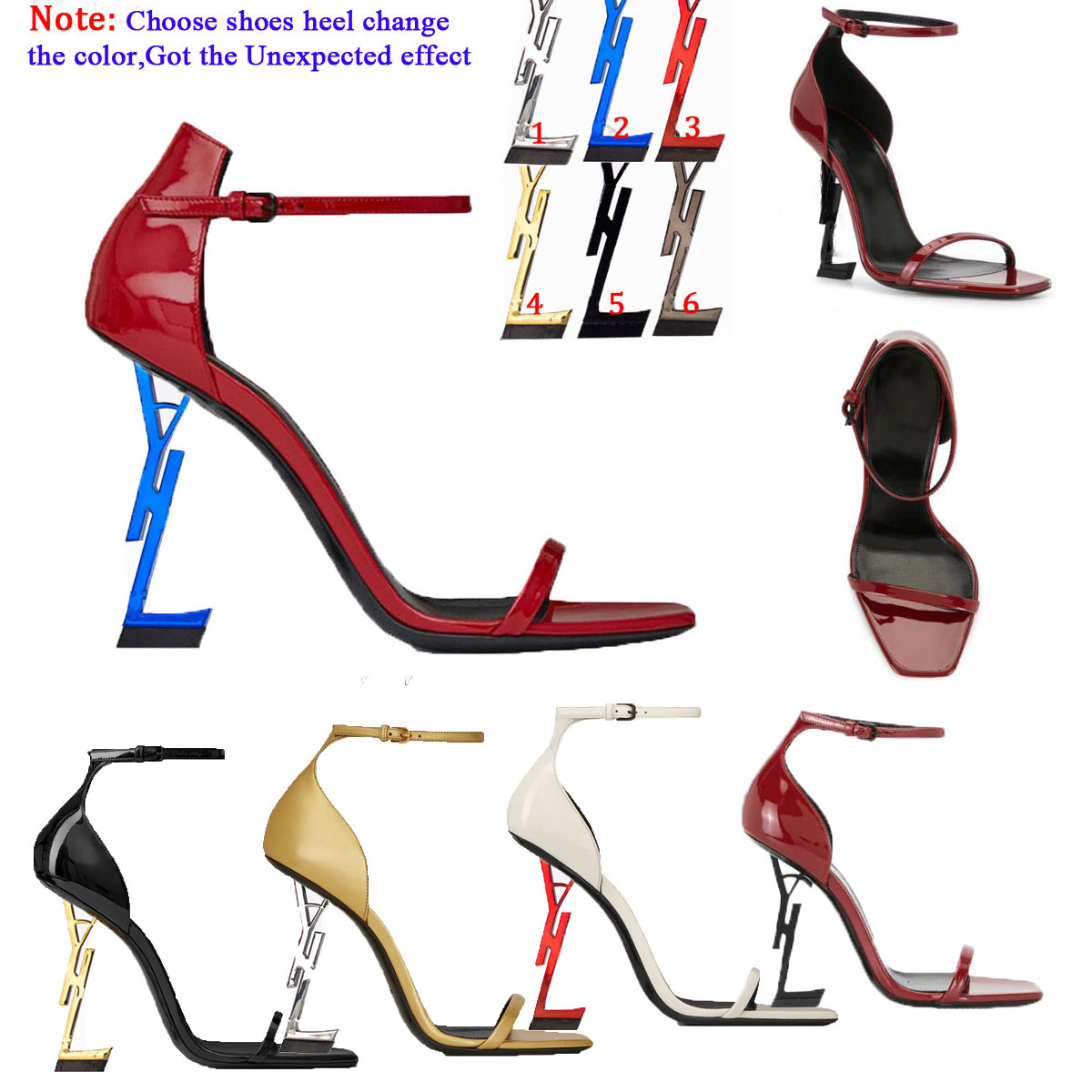 Paris Metal Letters Luxury Designer Brand Dress Shoes High Heels Women Sexy Open Toe Super Highs Heel Sandals Bridal Wedding Banquet Shoe Blue soles Sandal, Boxes
Paris Metal Letters Luxury Designer Brand Dress Shoes High Heels Women Sexy Open Toe Super Highs Heel Sandals Bridal Wedding Banquet Shoe Blue soles Sandal, Boxes