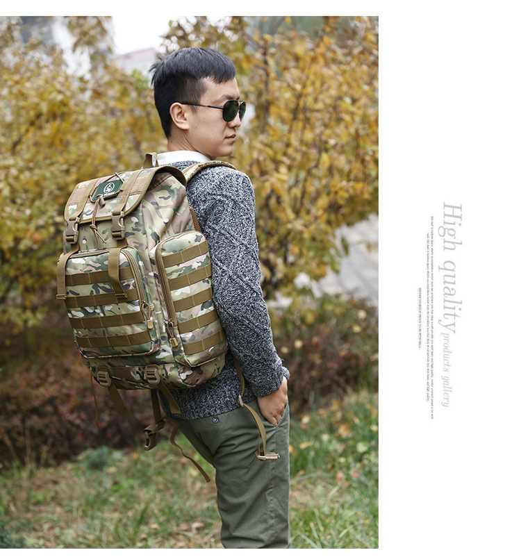 Camping Bags Outdoor Hiking Tactical Travel Backpack Army Waterproof Bag For Multi-pocket