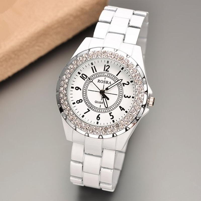 Luxury Women Watches Rosra Bling Rhinestone White Ladies Female Watch Dames Horloges Montre Femme Wristwatches, 03050black
Luxury Women Watches Rosra Bling Rhinestone White Ladies Female Watch Dames Horloges Montre Femme Wristwatches, 03050black