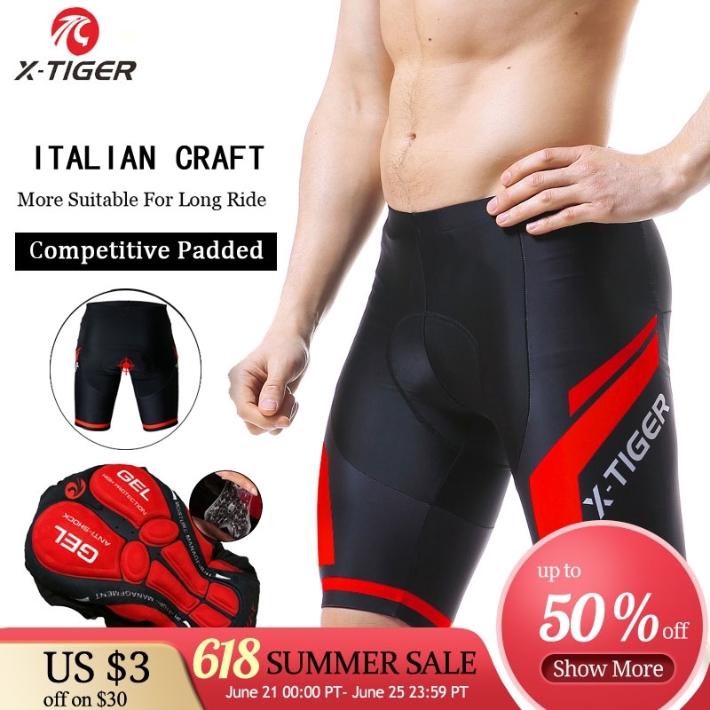 X-Tiger Coolmax 5D Padded Cycling Shockproof MTB Bicycle Road Bike Shorts Ropa Ciclismo Tights For Man Women, Black
X-Tiger Coolmax 5D Padded Cycling Shockproof MTB Bicycle Road Bike Shorts Ropa Ciclismo Tights For Man Women, Black