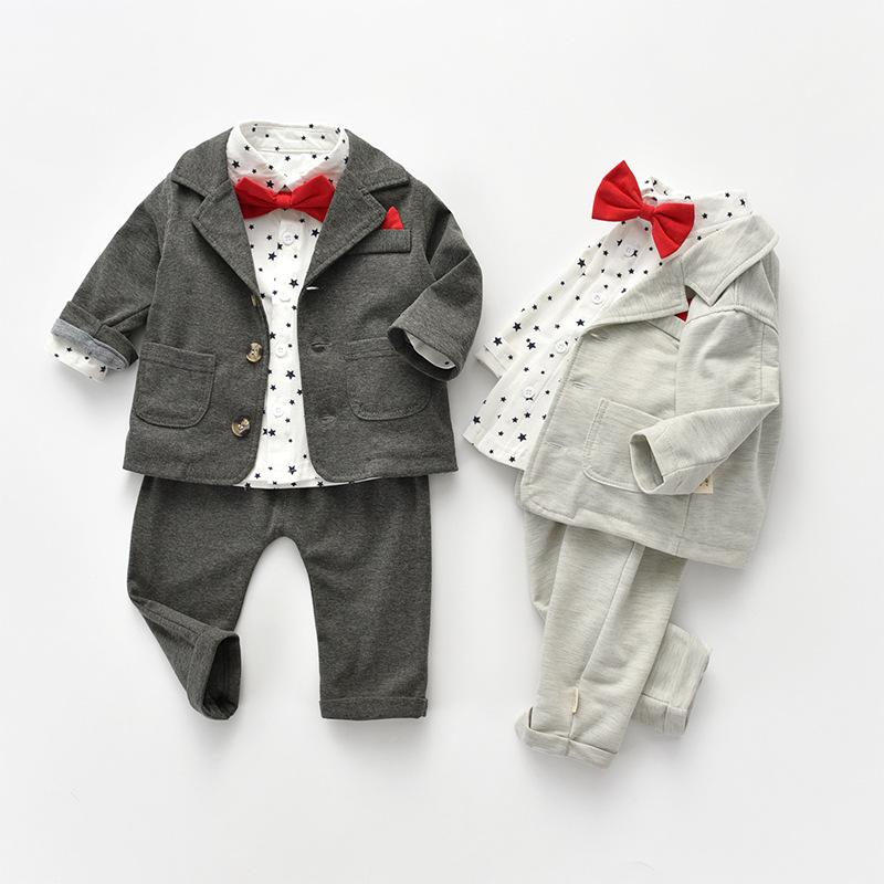 Clothing Sets Baby First Birthday Clothes 3Pcs Twin Boys Outfits Spring/Fall Little Gentleman Suits 0-3Y Babies Shower Gifts, White
Clothing Sets Baby First Birthday Clothes 3Pcs Twin Boys Outfits Spring/Fall Little Gentleman Suits 0-3Y Babies Shower Gifts, White