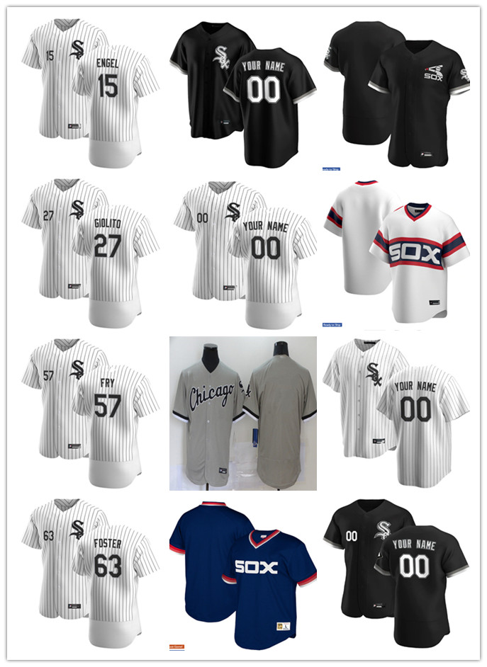 Mens Womens Youth Chicago White Sox 15 Adam Engel 63 Matt Foster 57 Jace Fry 27 Lucas Giolito Black Custom Baseball Jersey B, Blue;black
Mens Womens Youth Chicago White Sox 15 Adam Engel 63 Matt Foster 57 Jace Fry 27 Lucas Giolito Black Custom Baseball Jersey B, Blue;black