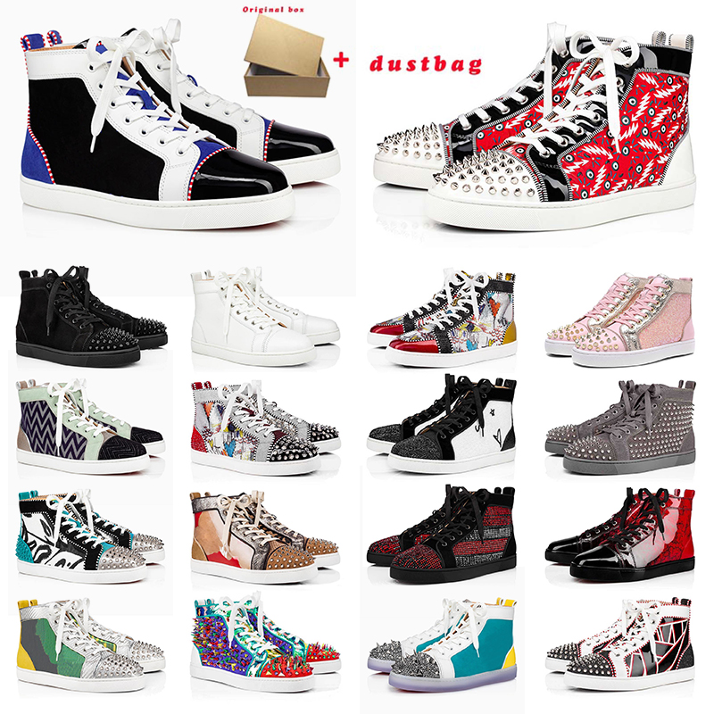 With Box men women casual shoes luxurys designers 2021 red bottoms big size us 13 fashion spikes suede all black white leather platform snea
With Box men women casual shoes luxurys designers 2021 red bottoms big size us 13 fashion spikes suede all black white leather platform snea