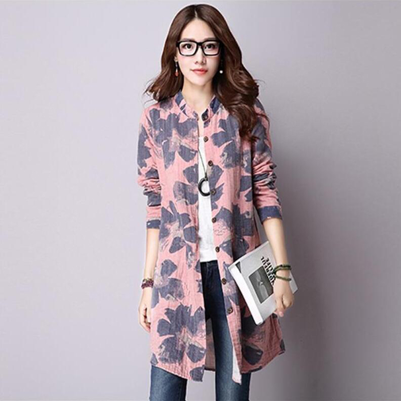 Paris Girl Autumn Fashion Floral Print Cotton Linen Blouses Casual Long Sleeve Shirt Women Plus Size Top With Pockets 210524, Blue
Paris Girl Autumn Fashion Floral Print Cotton Linen Blouses Casual Long Sleeve Shirt Women Plus Size Top With Pockets 210524, Blue
