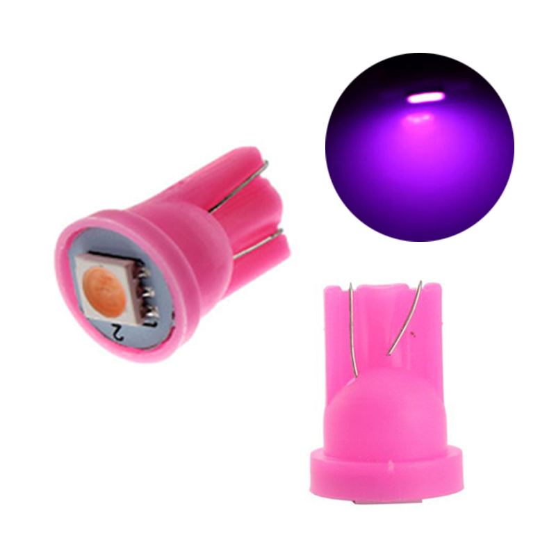 50Pcs Auto Purple T10 5050 1SMD LED Bulbs For Car Clearance Lamps Instrument Lights Dome Trunk License Plate Light 12V
50Pcs Auto Purple T10 5050 1SMD LED Bulbs For Car Clearance Lamps Instrument Lights Dome Trunk License Plate Light 12V