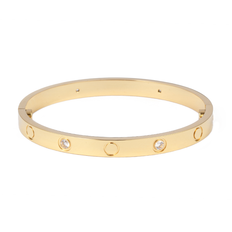 Love bracelet female stainless steel couple Bangle fashion jewelry Valentine's day gift for men and women
Love bracelet female stainless steel couple Bangle fashion jewelry Valentine's day gift for men and women