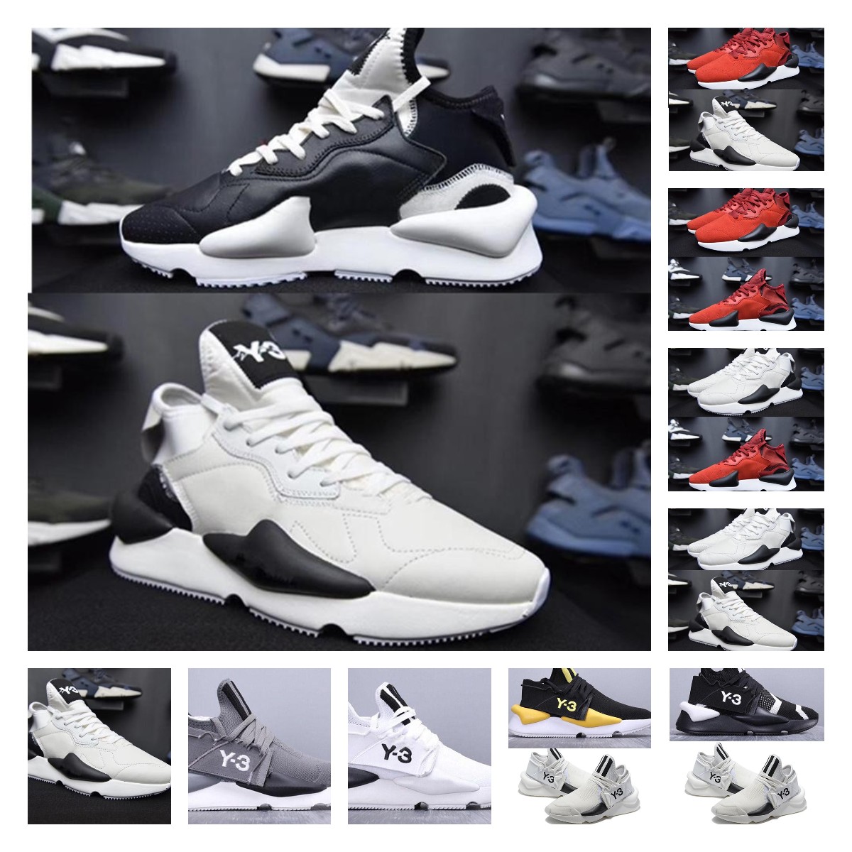 Hot Y3 Kaiwa Chunky Designer Casual Shoes Y-3 Chunk GZFOG Kusari Running Shoes Women Mens Trainer Sneaker Size 36-45, Color #2
Hot Y3 Kaiwa Chunky Designer Casual Shoes Y-3 Chunk GZFOG Kusari Running Shoes Women Mens Trainer Sneaker Size 36-45, Color #2