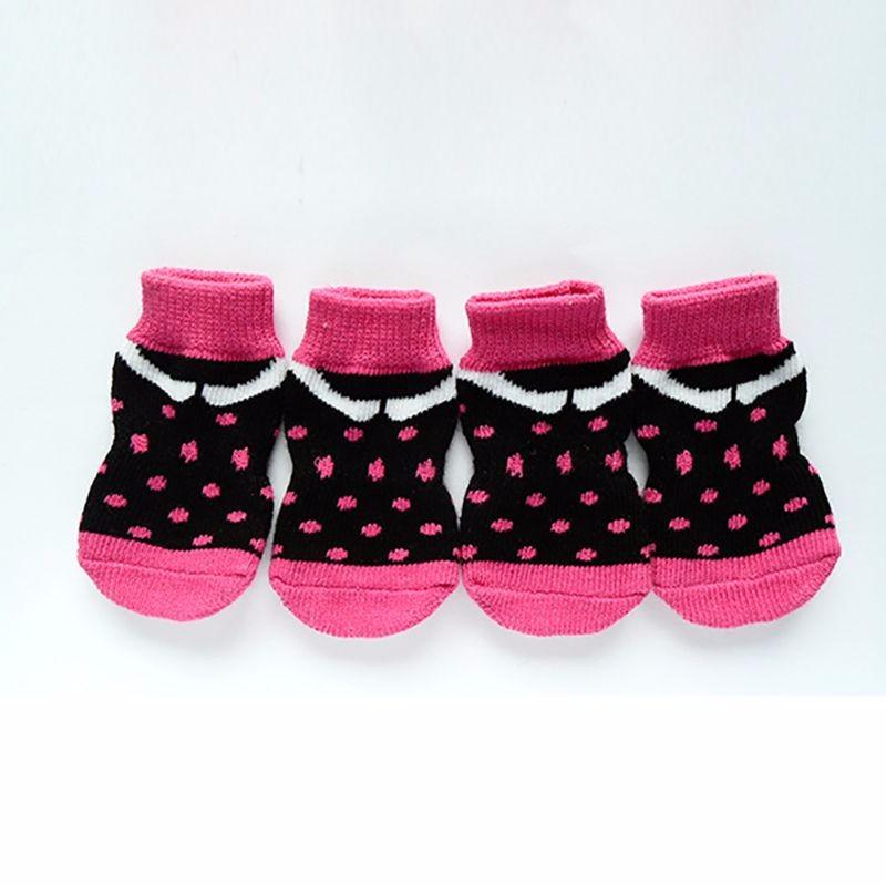 Dog Apparel 4 Pcs/ Set Sock Cute Puppy Dogs Pet Knits Socks Anti Slip Skid Bottom Color Randomly
Dog Apparel 4 Pcs/ Set Sock Cute Puppy Dogs Pet Knits Socks Anti Slip Skid Bottom Color Randomly