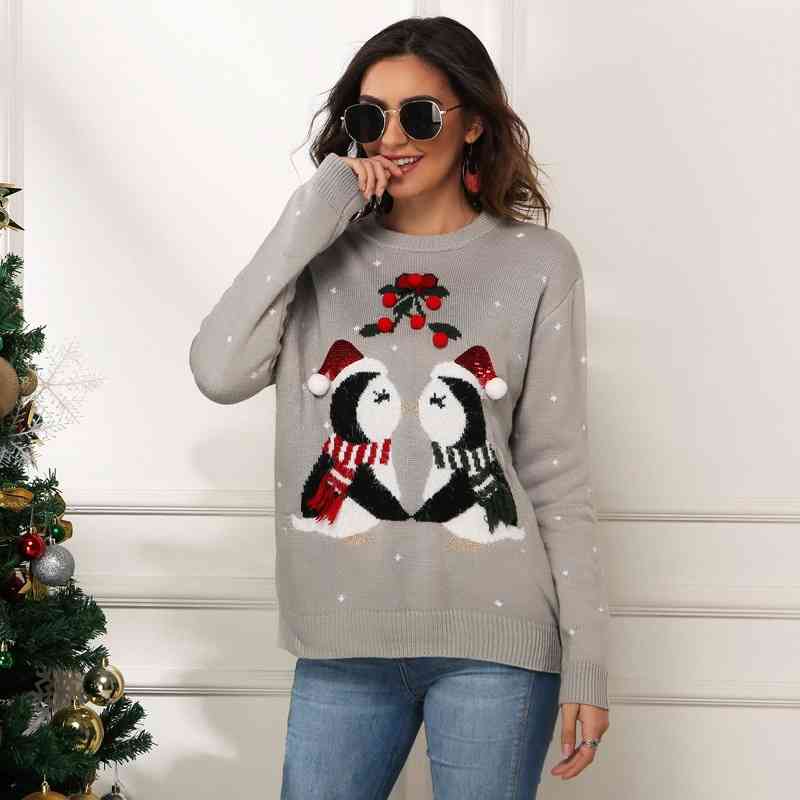 Womens Sweaters Winter Christmas Sweater Pullover Clothes Sueter Mujer Invierno 210428
