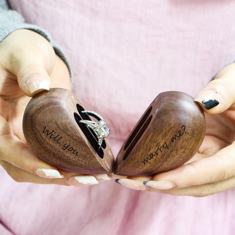 Gift Wrap Custom Name Double Ring Box Bride Groom Heart Shaped Wooden Retro Marriage Baby Shower Wedding Proposal
Gift Wrap Custom Name Double Ring Box Bride Groom Heart Shaped Wooden Retro Marriage Baby Shower Wedding Proposal