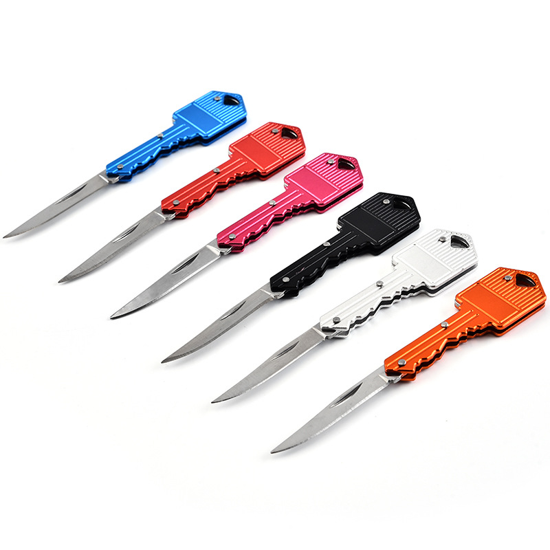 Survival EDC Tool Keychains Stainless Folding Mini Pocket Knives Outdoor Camping Hunting Tactical Combat Knife Key Rings, Slivery;golden
Survival EDC Tool Keychains Stainless Folding Mini Pocket Knives Outdoor Camping Hunting Tactical Combat Knife Key Rings, Slivery;golden