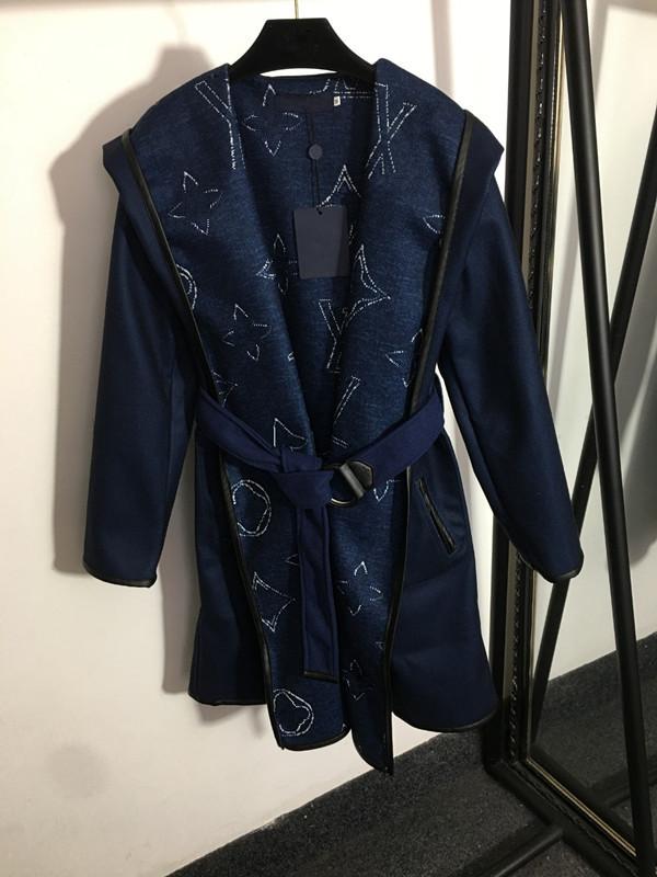 Women's Trench Coats 2021 Retro Printed Fashion Blouses Versatile Double-sided Wear Hooded Belt Slim Long-sleeved Wool Jacket, Tan;black
Women's Trench Coats 2021 Retro Printed Fashion Blouses Versatile Double-sided Wear Hooded Belt Slim Long-sleeved Wool Jacket, Tan;black