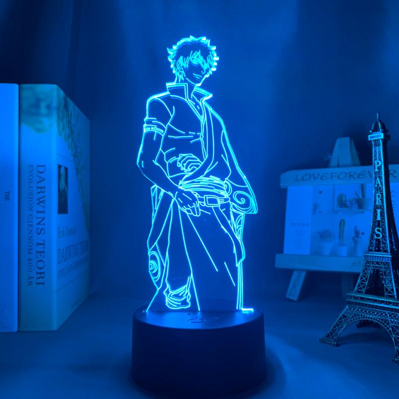 Night Lights Anime Led Light Gintama Gintoki Sakata For Bedroom Decor Manga Birthday Gift Room 3d Lamp
Night Lights Anime Led Light Gintama Gintoki Sakata For Bedroom Decor Manga Birthday Gift Room 3d Lamp