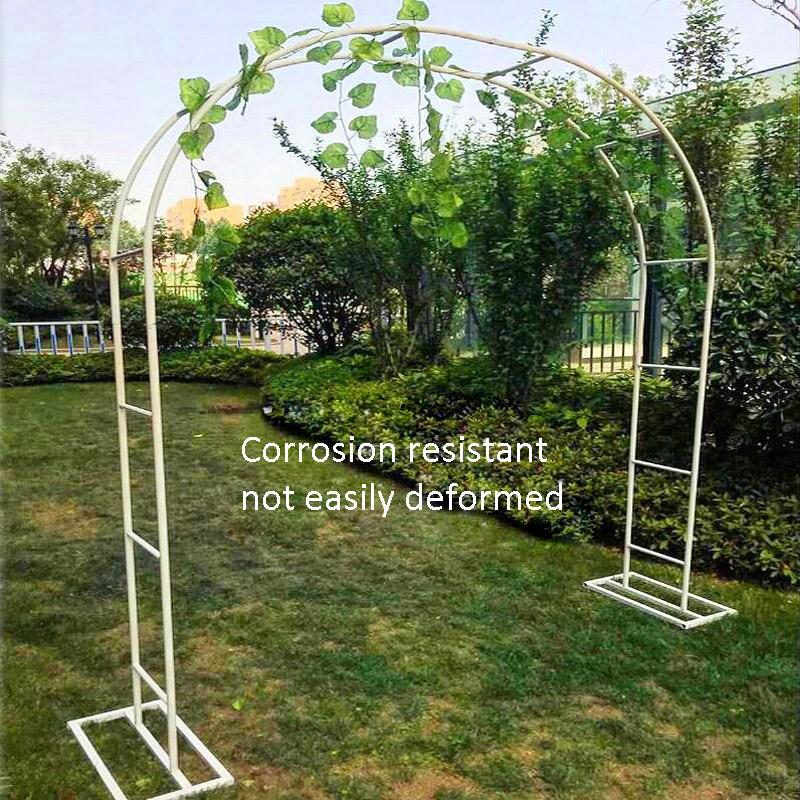 Party Decoration Outdoor Wedding Arch Door Wrought Iron Home Garden Christmas Decor Backdrop Stand Flower Balloons Arches