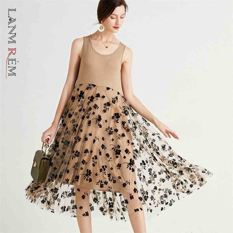 Women's Large Size Summer Dress Knee Length Sleeveless Round Neck Female Pullover Mesh Patchwork Dresses 2D3638 210526, Black
Women's Large Size Summer Dress Knee Length Sleeveless Round Neck Female Pullover Mesh Patchwork Dresses 2D3638 210526, Black