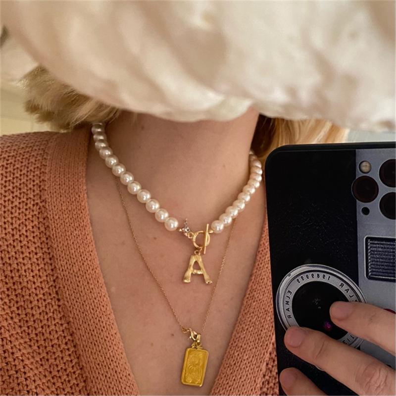 Pendant Necklaces Pearl Necklace A B C D E F G H I J K L M N O P Q R S T U V W X Y Z Bamboo English Alphabet Initial Letter For Women
Pendant Necklaces Pearl Necklace A B C D E F G H I J K L M N O P Q R S T U V W X Y Z Bamboo English Alphabet Initial Letter For Women