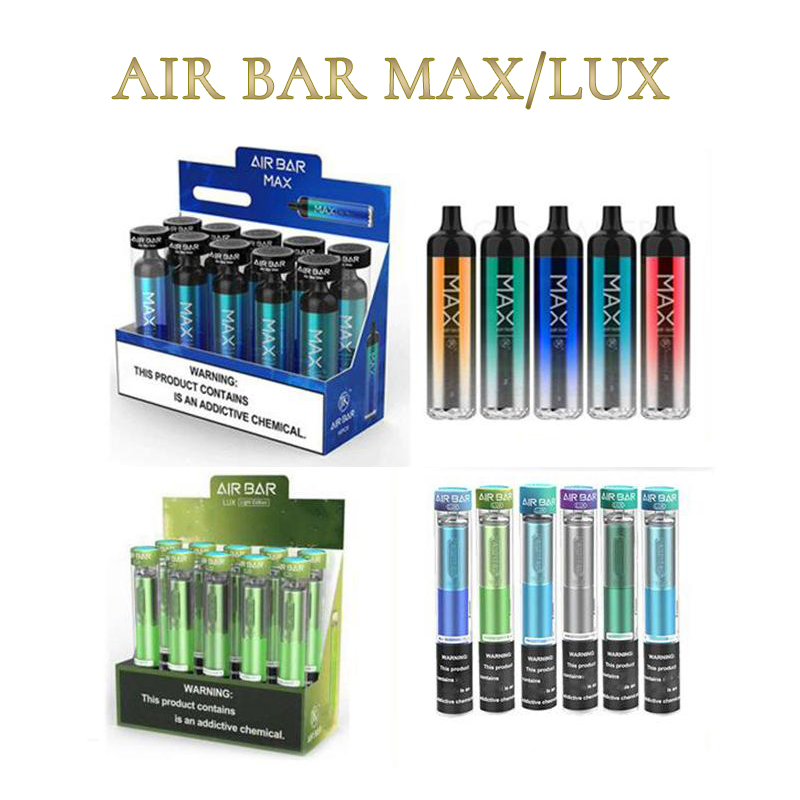 Air Bar max Lux rechargerable Disposable Device Cigarettes 2000 Puffs 6.5ML Pre-Filled Vape Pods 1250mah battery aviliable Flum VS Bang XXL Puff Flex
Air Bar max Lux rechargerable Disposable Device Cigarettes 2000 Puffs 6.5ML Pre-Filled Vape Pods 1250mah battery aviliable Flum VS Bang XXL Puff Flex