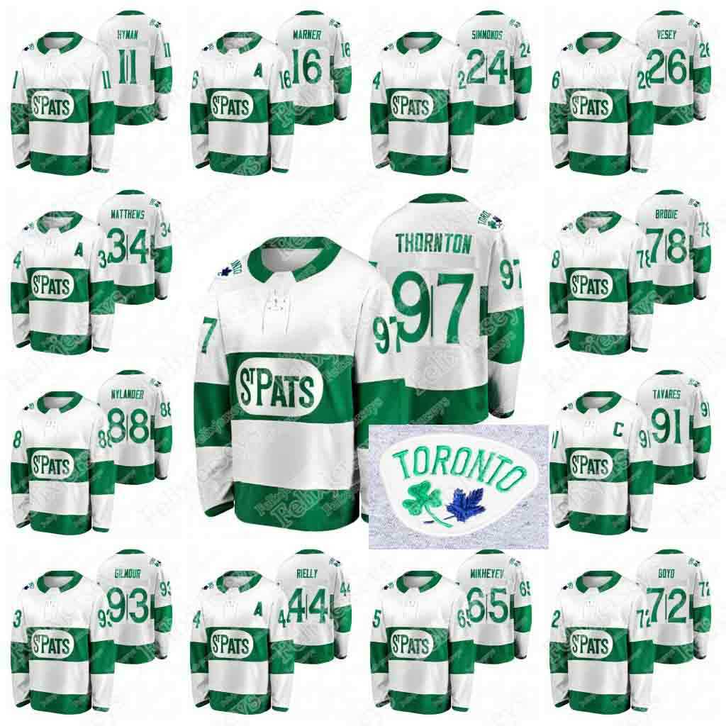 Joe Thornton Toronto Maple Leafs 2021 St. Pats Green Throwback Jersey John Tavares Mitch Marner Auston Matthews Morgan Rielly William, 3 justin holl
Joe Thornton Toronto Maple Leafs 2021 St. Pats Green Throwback Jersey John Tavares Mitch Marner Auston Matthews Morgan Rielly William, 3 justin holl