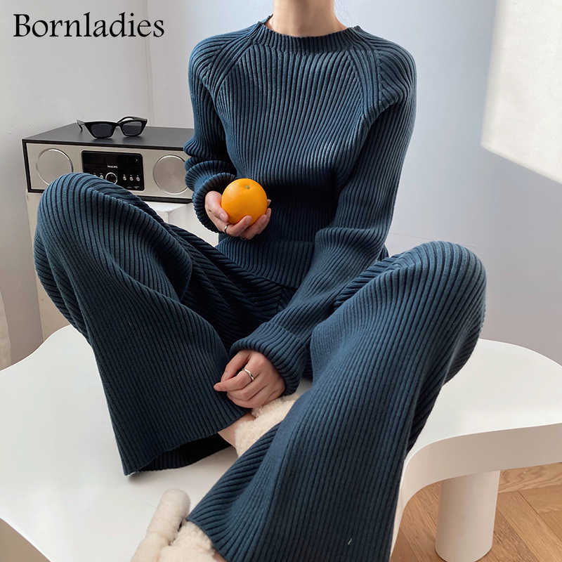 Bornladies Women Autumn Knitted 2 Piece Set Turtleneck Side Split Sweater Set Loose Casual Elastic Waist Pants Tracksuit, Apricot
Bornladies Women Autumn Knitted 2 Piece Set Turtleneck Side Split Sweater Set Loose Casual Elastic Waist Pants Tracksuit, Apricot