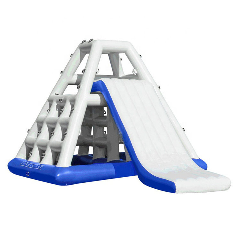 Other sporting goods sea park games inflatable floating water tower climbing slide For Kids and Adult