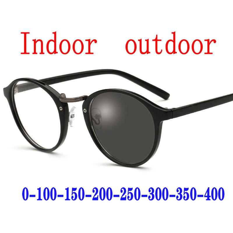 Fashion Sunglasses Frames Round Pochromic Finished Myopia Glasses Posensitive Chameleon Anti-glare Change Color Lens Prescription, Black
Fashion Sunglasses Frames Round Pochromic Finished Myopia Glasses Posensitive Chameleon Anti-glare Change Color Lens Prescription, Black