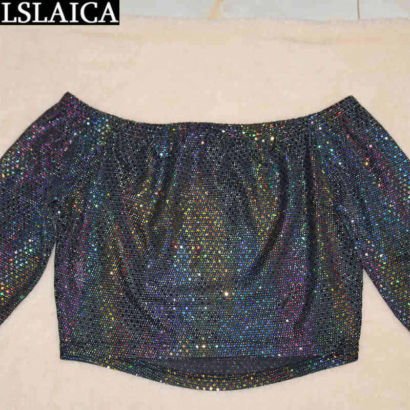 Women Clothes Fashion Skinny Sexy Clubwear Outfits One Shoulder Short Long Sleeved Top Casual Trousers Two Piece Female 210515