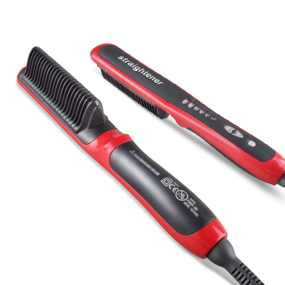 Durable Electric Straight Hair Comb Brush Fast Heated Ceramic Hair Beard Straightening Brush EU/US Plug Hair Straightener
Durable Electric Straight Hair Comb Brush Fast Heated Ceramic Hair Beard Straightening Brush EU/US Plug Hair Straightener
