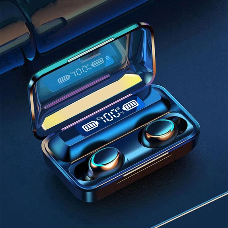 Headphones & Earphones TWS Wireless Bluetooth-compatible Stereo Waterproof Earbuds Headsets 2000mAh Charging Box With Microphone
Headphones & Earphones TWS Wireless Bluetooth-compatible Stereo Waterproof Earbuds Headsets 2000mAh Charging Box With Microphone