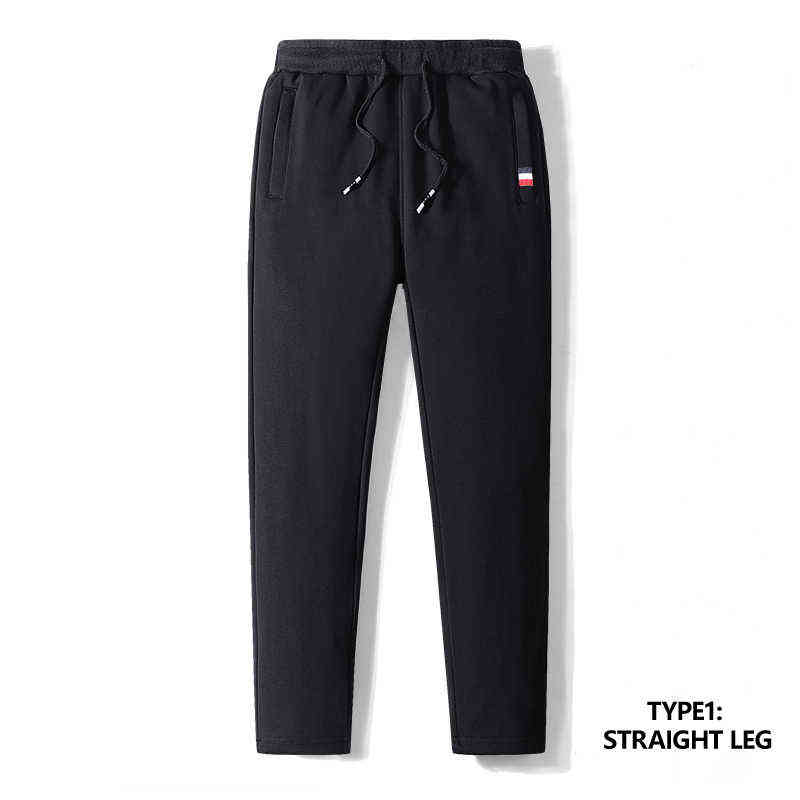 Winter Warm Pants Men Cotton Fitness Sportswear Tracksuit Bottoms Skinny Sweatpants Trousers Track Pants Mens Joggers M-8XL K340 211112