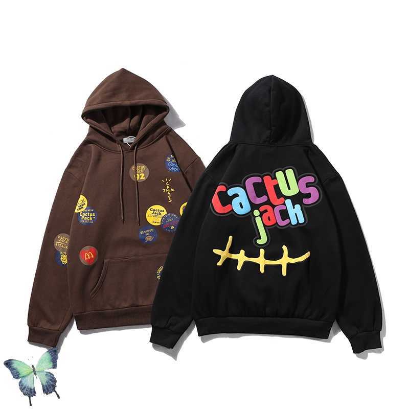 Autumn Winter Travis Scott Cactus Jack Hip-hop Hoody Men Women Fashion Casual Sweatshirt Cactus Jack High Street Washed Hoodies X0602, Black
Autumn Winter Travis Scott Cactus Jack Hip-hop Hoody Men Women Fashion Casual Sweatshirt Cactus Jack High Street Washed Hoodies X0602, Black