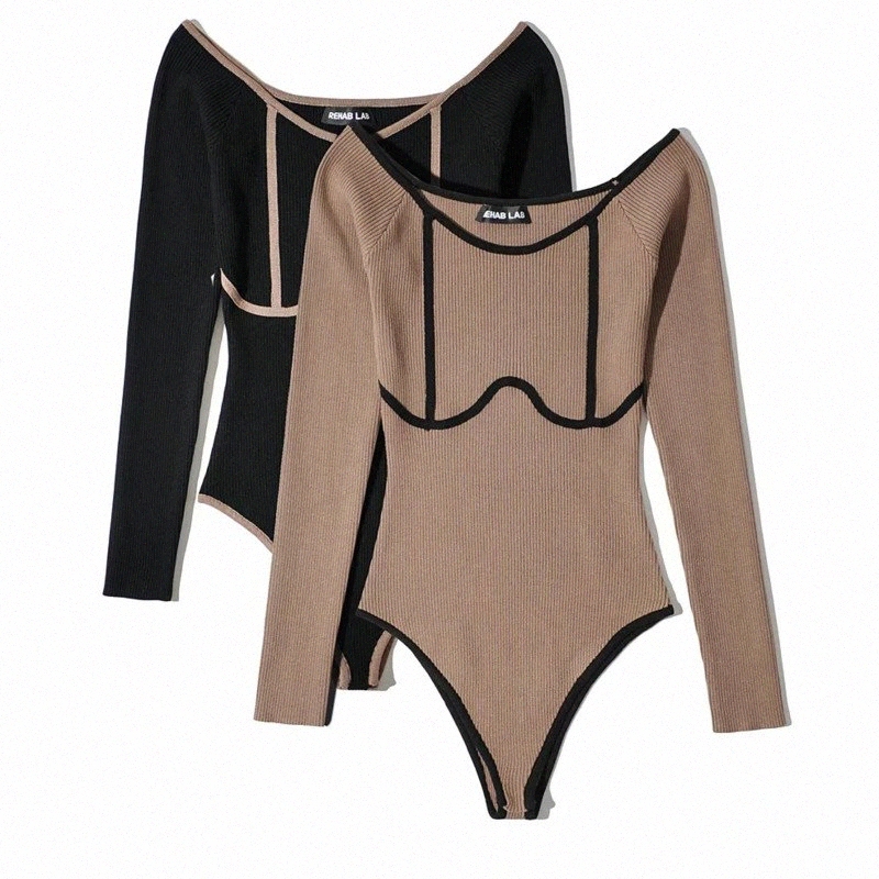 sexy round color contrast color knitted bodysuits women slim long sleeve jumpsuit autumn new ladies onepieces jumpsuits k5it, Black
sexy round color contrast color knitted bodysuits women slim long sleeve jumpsuit autumn new ladies onepieces jumpsuits k5it, Black