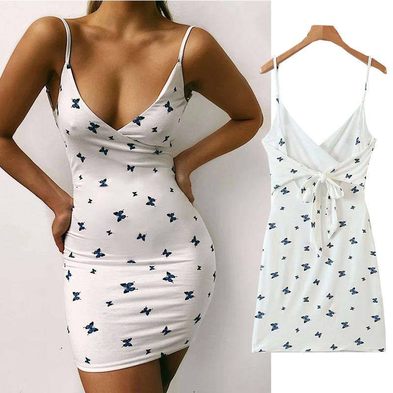 Casual Dresses 2021 Summer Sheath Dress Women Vintage Elegant Party White Butterfly Print Bodycon Backless
Casual Dresses 2021 Summer Sheath Dress Women Vintage Elegant Party White Butterfly Print Bodycon Backless