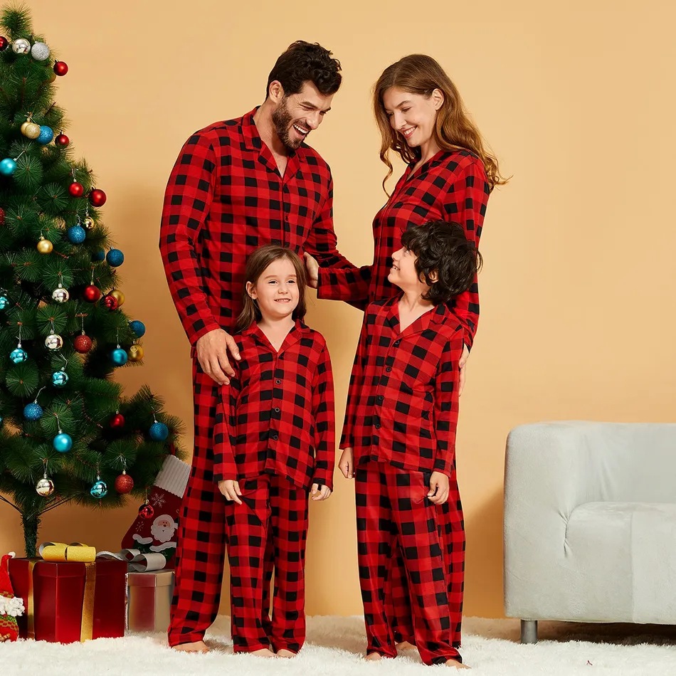 Family matching pajamas outfits christmas homewear loungewear girls boys plaid nightwear sets xmas mommy and me lattice sleepwear Q3681, As shoulder
Family matching pajamas outfits christmas homewear loungewear girls boys plaid nightwear sets xmas mommy and me lattice sleepwear Q3681, As shoulder