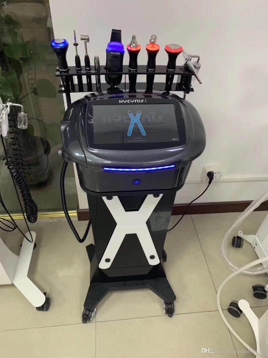 2021Multifunction facial care acne management machine skin tightening oxygen jet Scrubber spa salon