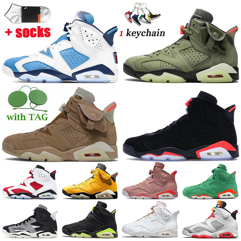 2021 Jumpman 6 Womens Mens Basketball Shoes 6s Gold Hoops UNC Travis British Khaki Infrared Carmine Midnight Navy Tech Chrome Electric Green Trainers Sneakers, #3 travis british khaki 40-47
2021 Jumpman 6 Womens Mens Basketball Shoes 6s Gold Hoops UNC Travis British Khaki Infrared Carmine Midnight Navy Tech Chrome Electric Green Trainers Sneakers, #3 travis british khaki 40-47