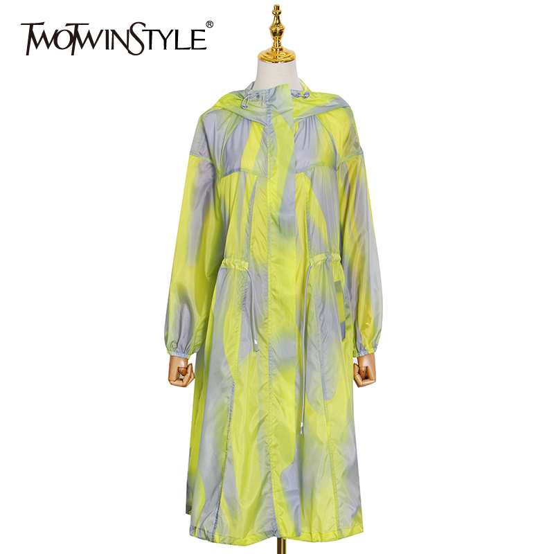 Loose Drawstring Print Coat For Women Hooded Long Sleeve Hit Color Casual Coats Female Fashion Clothing 210524, Green
Loose Drawstring Print Coat For Women Hooded Long Sleeve Hit Color Casual Coats Female Fashion Clothing 210524, Green